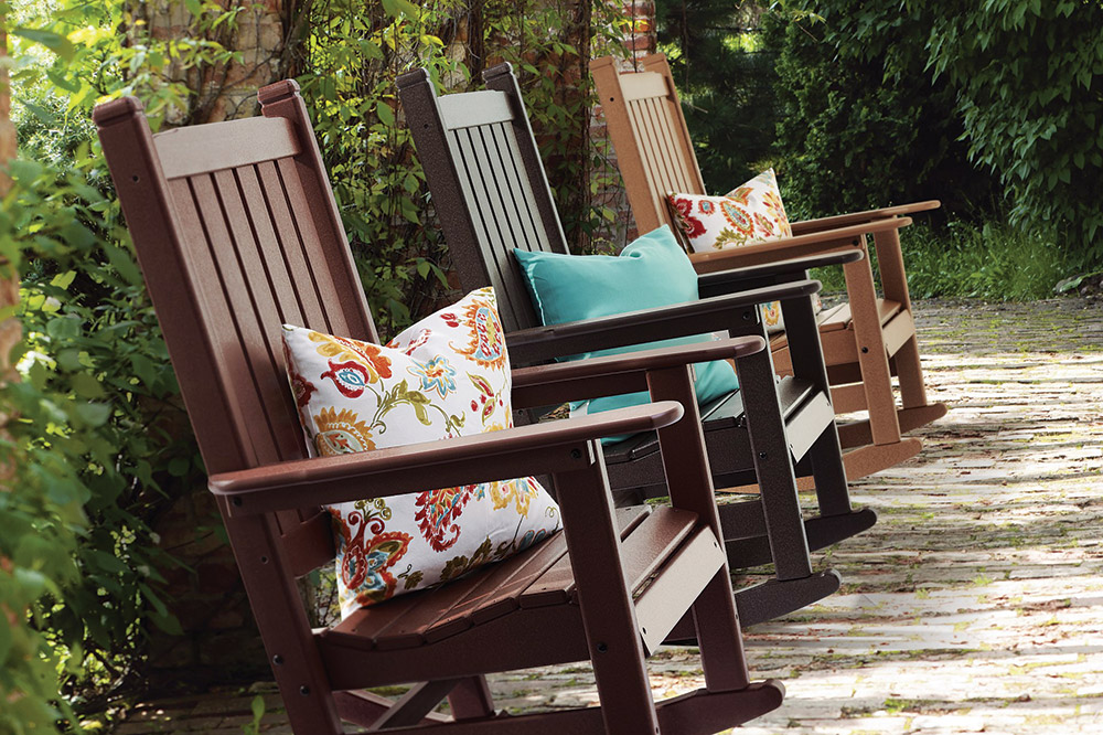 Outdoor rocking chairs