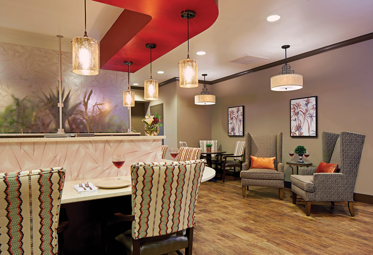 Dining area at Woodcrest at Blakeford