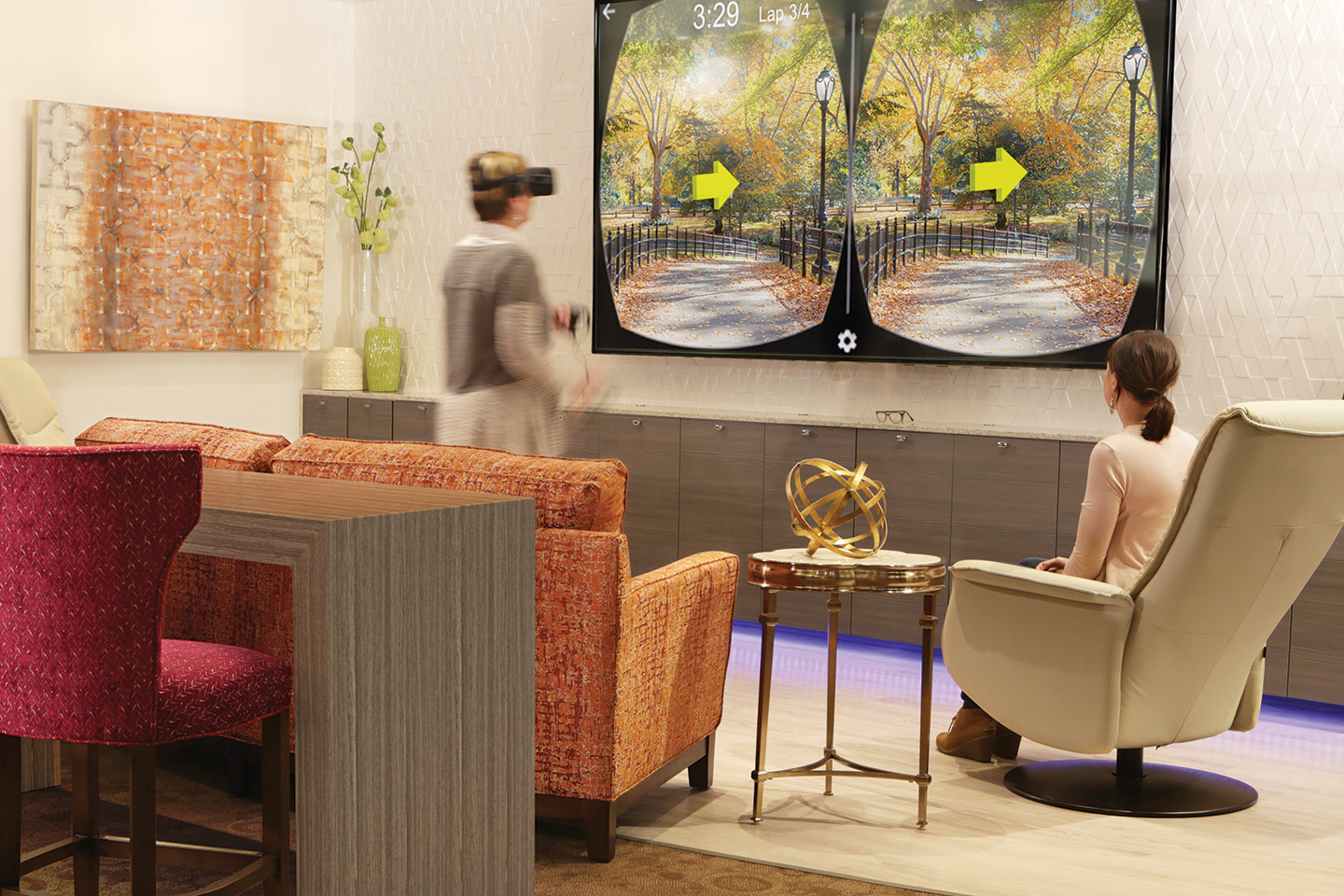 Senior Living technology room