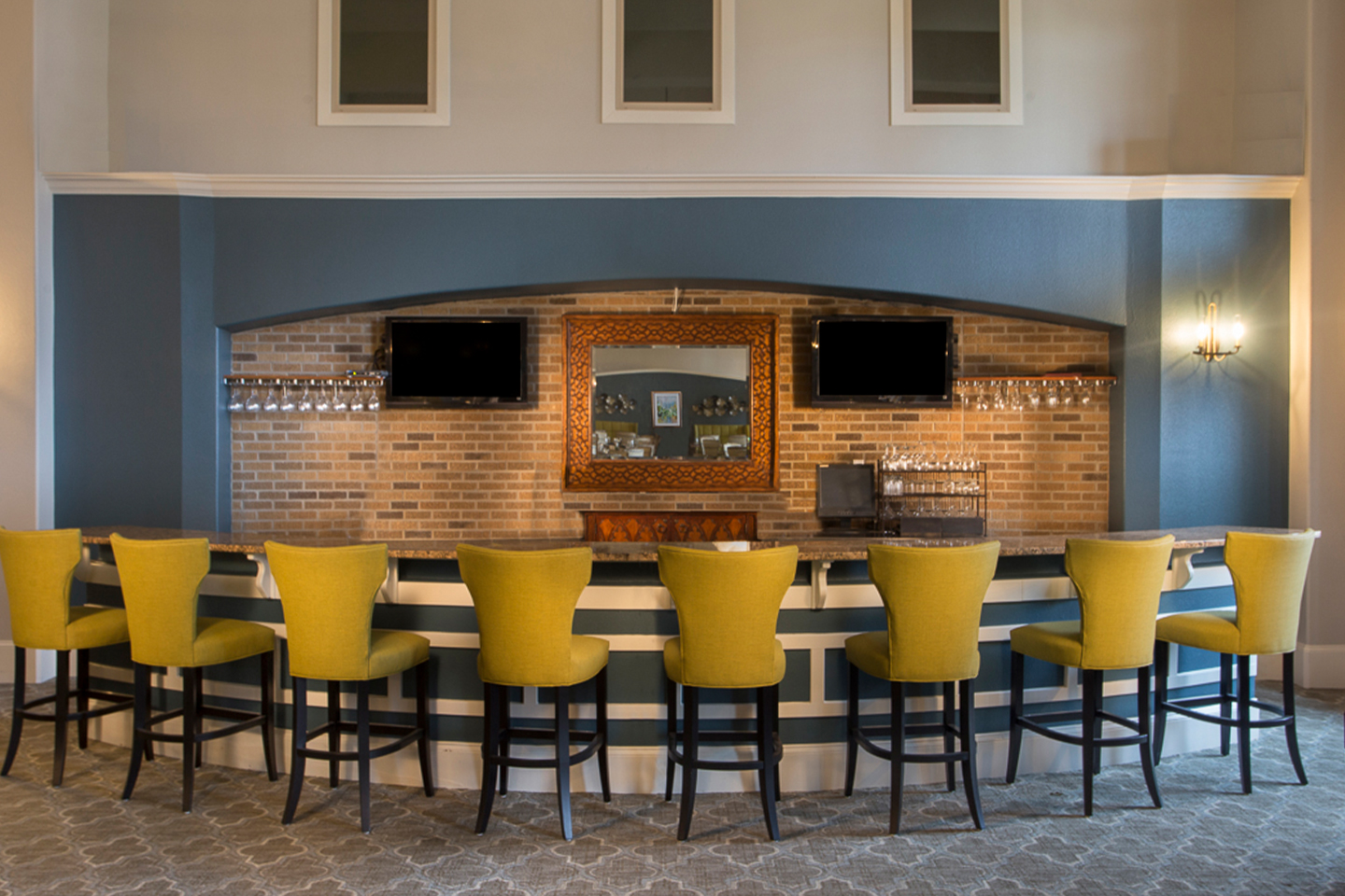 Living room area at Woodcrest at Blakeford