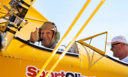 Veterans Own the Sky as The Spirit of Wisconsin Biplane Makes its Debut