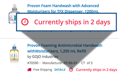 2 day shipping instructions