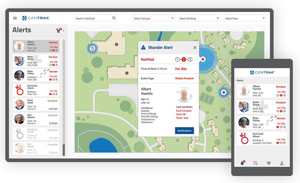 TruView-Dashboard CenTrak TruView RTLS