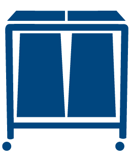 Commercial-Laundry-Collection-Icon Commercial Laundry Cart Collection Icon