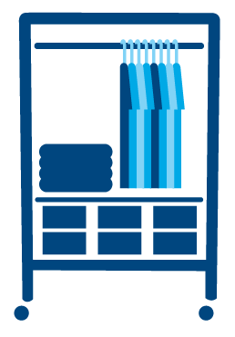 Commercial Laundry Storage Icon