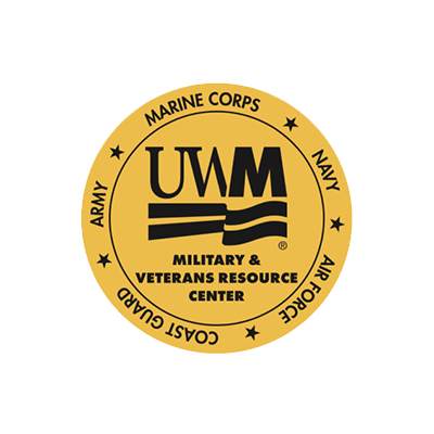 University of Wisconsin - Milwaukee Military & Veterans Resource Center logo