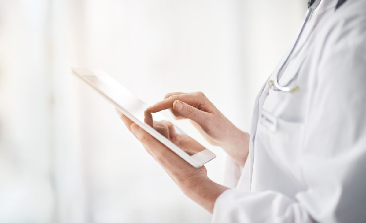 GettyImages-610448340-e1541716084635 - Nurse on ipad Blog Technology Inspiration A Q and A with Patrick Mahoney resident and asset monitoring for labor savings