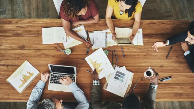 Birds-eye view of business Gathering Data for AI technologies
