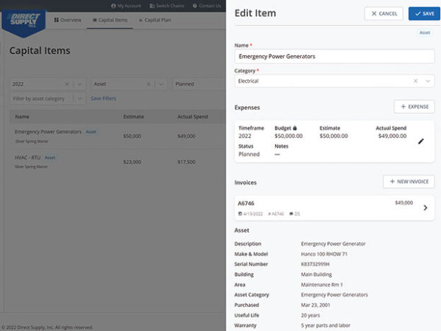 progress tracker capital planning software