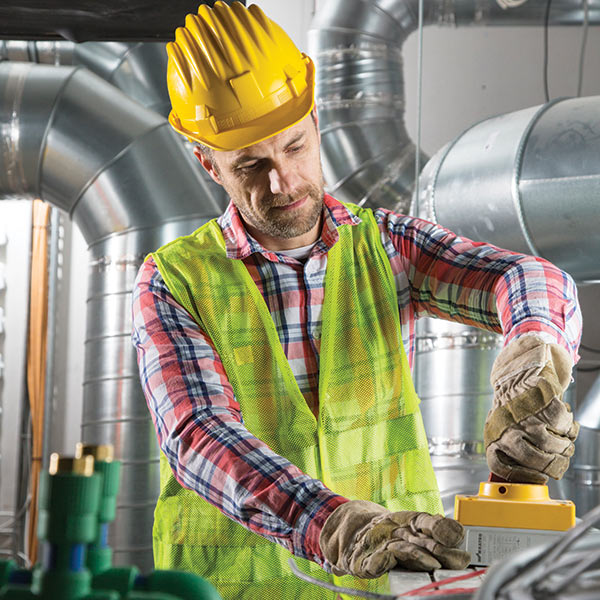 hvac maintenance worker energy efficiency