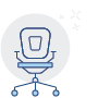 office swivel chair icon