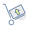 delivery and installation dolly icon