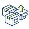 supplier boxes icon