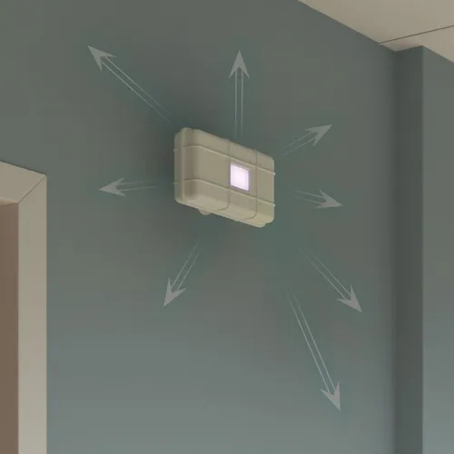 far-uvc sanitization wall mount light for senior living and healthcare