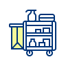 janitorial cart icon
